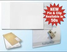Nameholder PIN & CLIP 100x65mm (Box of 50)