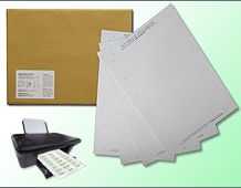 Extra Paper Pack 59x35mm (U50) - White