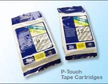 Extra tape cartridge for P-Touch label printer